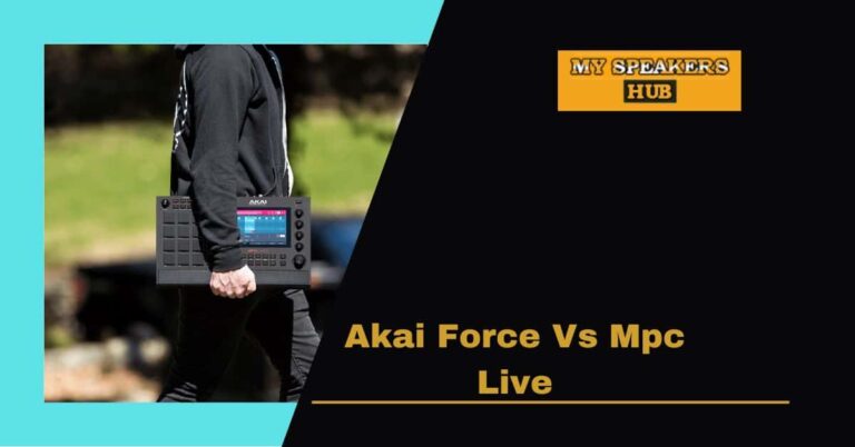 Akai Force Vs Mpc Live